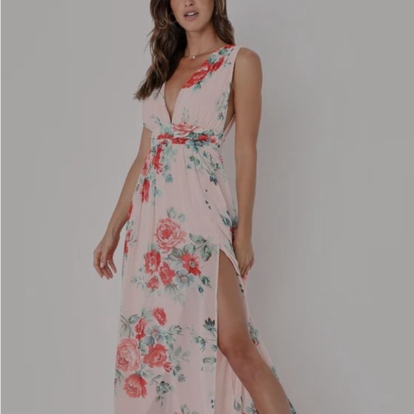 NWT Lulus romantic maxi dress - Picture 12 of 14